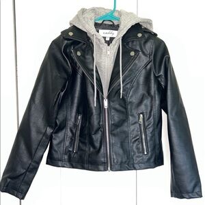 Never Worn: Sebby Black Leather Jacket